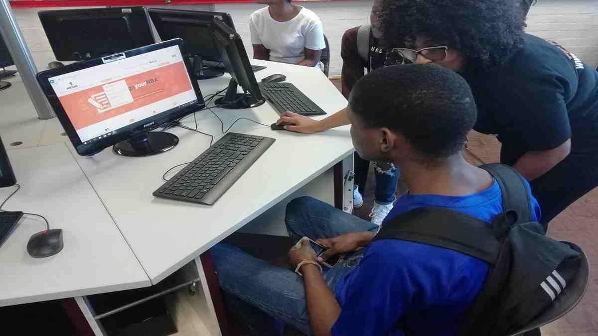 Nsfas students correcting mistakes 