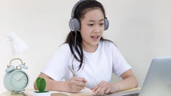 Student Studying
