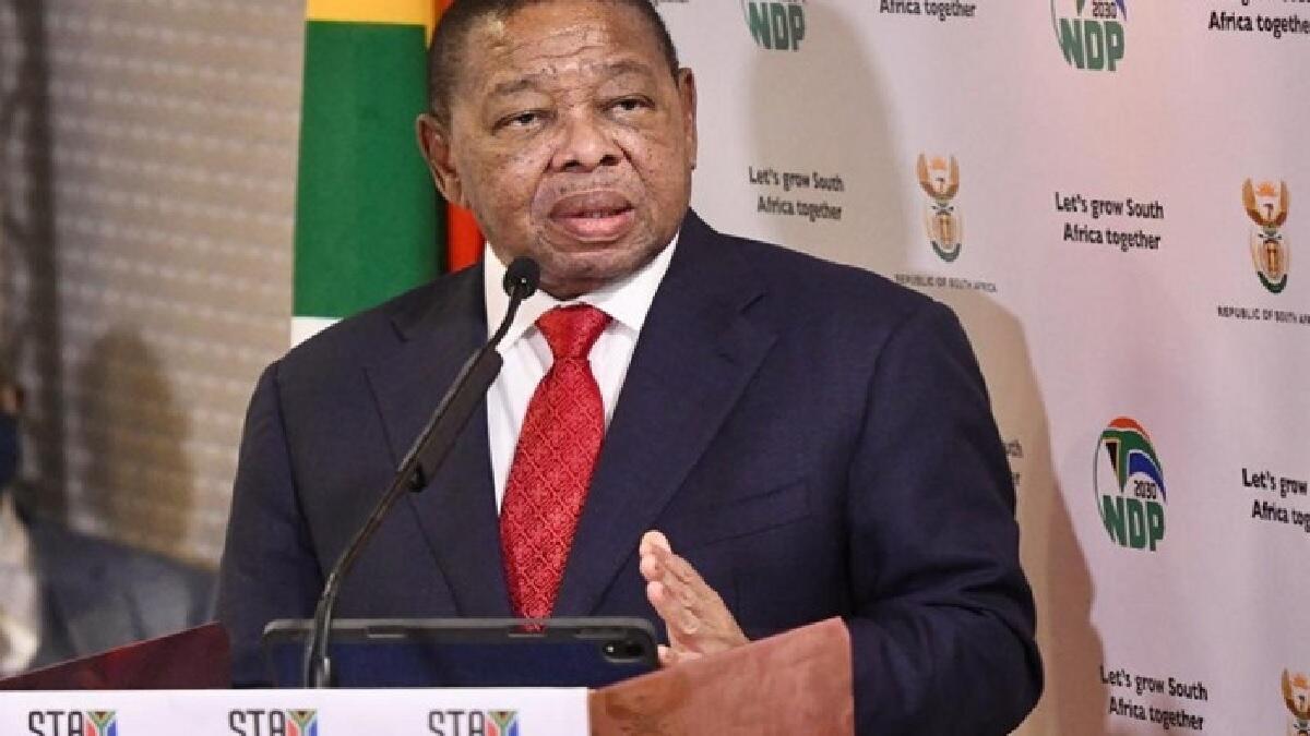 Image of Higher Education Minister Blade Nzimande 
