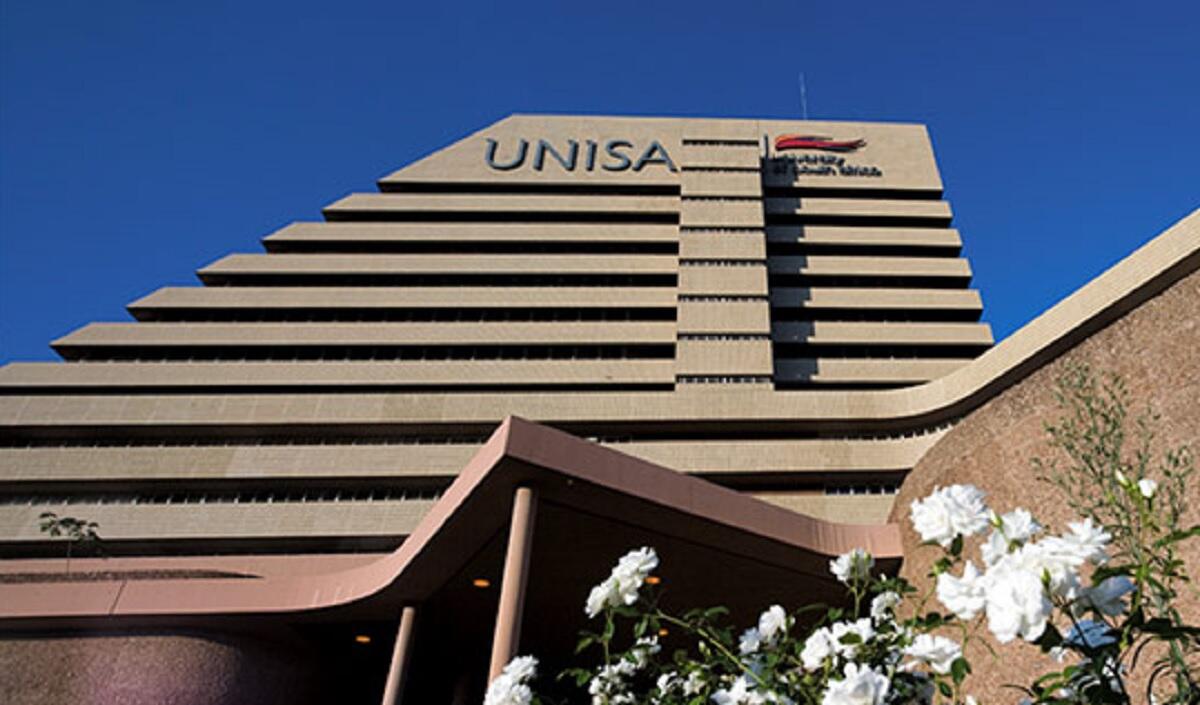 exterior of Unisa building