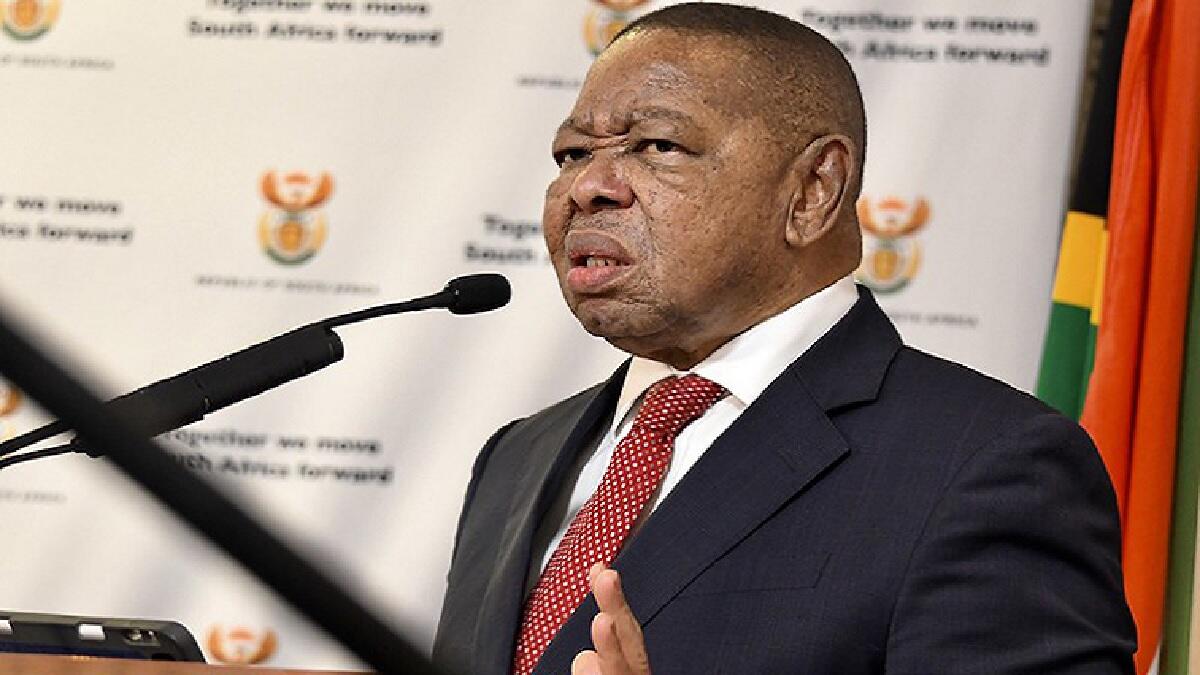 Minister of Higher Education and training, Blade Nzimande