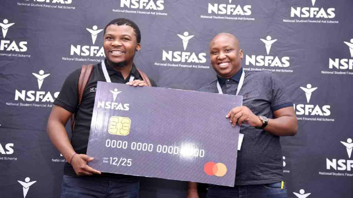 New NSFAS bank card