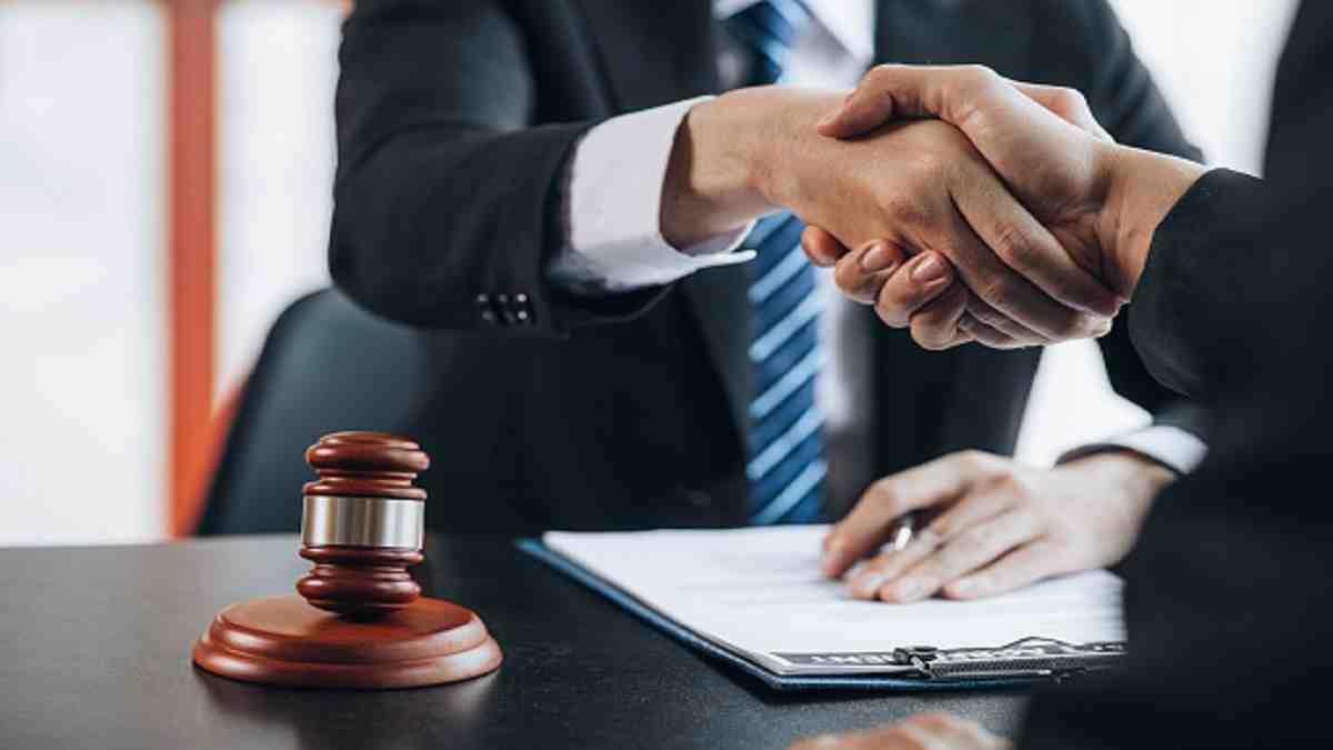 people who studied a diploma in law shaking hands