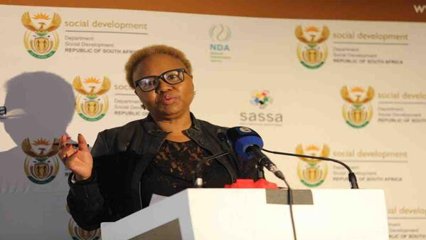  Minister Zulu sharing how the SRD grant was started